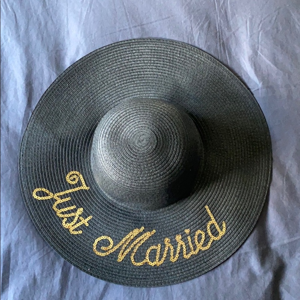 Just Married Beach Hat